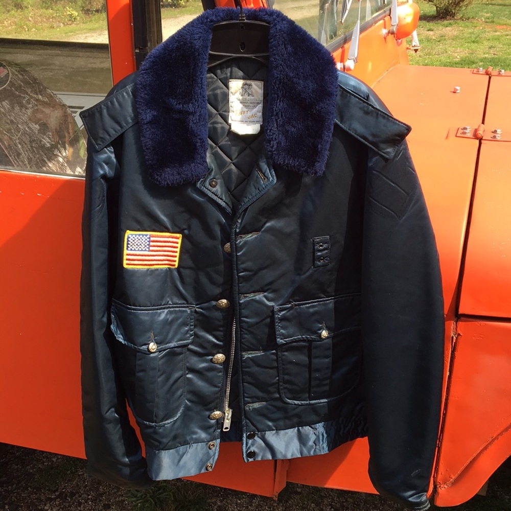Vintage policeman’s jacket WPL 7230 police jacket cold coat 44L tuffy jac